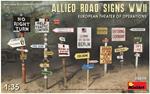 Allied Road Signs Wwii Europe Scala 1/35 (MA35608)