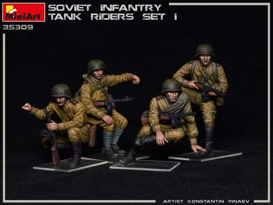 Soviet Infantry Tank Riders Set 1 Scala 1/35 (MA35309) - 2