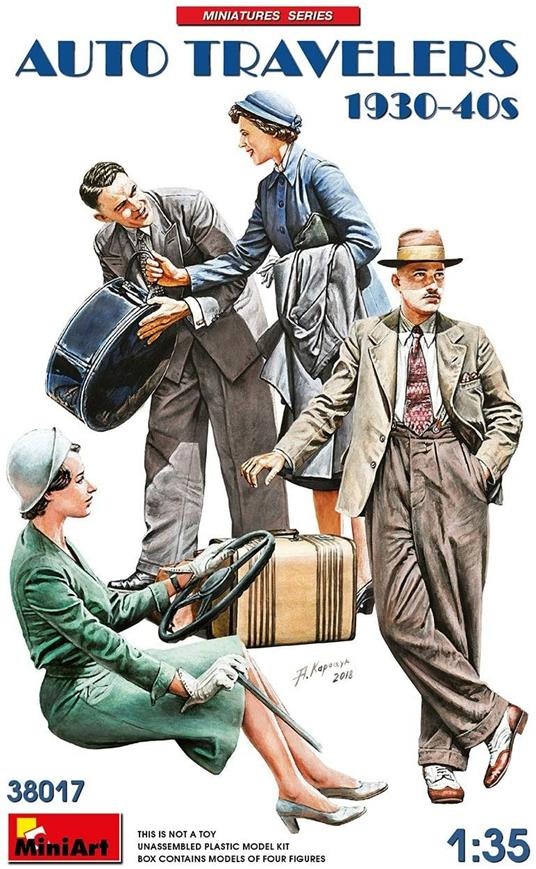 Auto Travelers 1930-40s Scala 1/35 (MA38017)