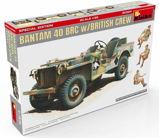 Bantam 40 Brc W/British Crew. Special Edition Scala 1/35 (MA35324)