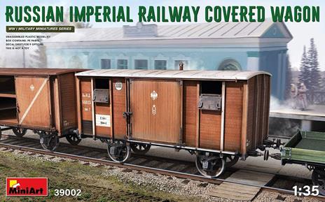 Russian Imperial Railway Covered Wagon Scala 1/35 (MA39002)