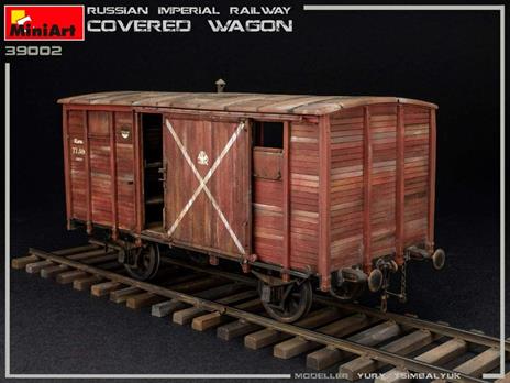Russian Imperial Railway Covered Wagon Scala 1/35 (MA39002) - 3