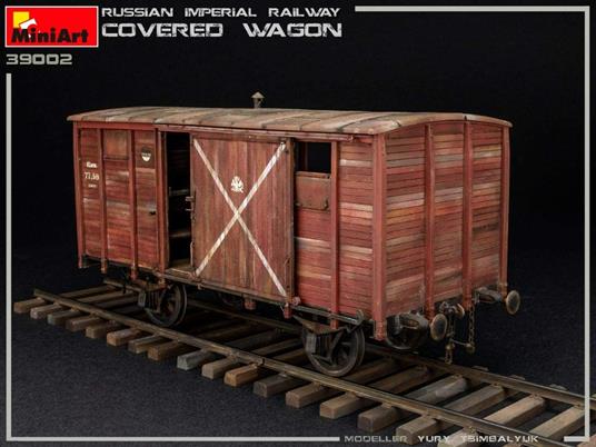 Russian Imperial Railway Covered Wagon Scala 1/35 (MA39002) - 3