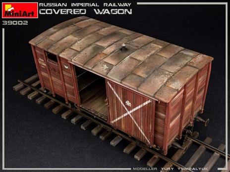 Russian Imperial Railway Covered Wagon Scala 1/35 (MA39002) - 6