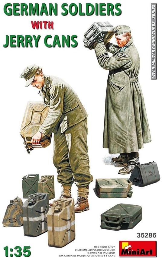 German Soldiers W/Jerry Cans Scala 1/35 (MA35286)