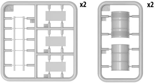 Italian Petrol Station 1930-40s Scala 1/35 (MA35620) - 2
