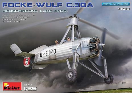 Focke-Wulf Fw C.30a Heuschrecke. Late Prod Scala 1/35 (MA41018)