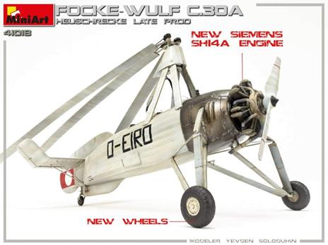 Focke-Wulf Fw C.30a Heuschrecke. Late Prod Scala 1/35 (MA41018) - 5