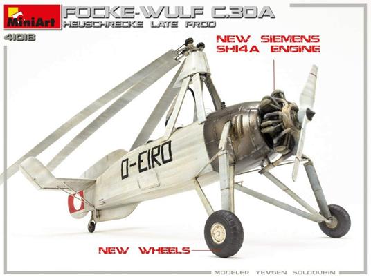 Focke-Wulf Fw C.30a Heuschrecke. Late Prod Scala 1/35 (MA41018) - 5