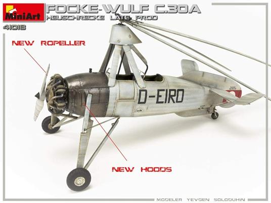 Focke-Wulf Fw C.30a Heuschrecke. Late Prod Scala 1/35 (MA41018) - 6