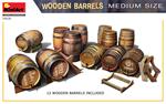 1/35 Wooden Barrels. Medium Size