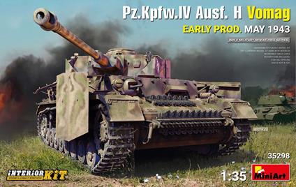 1/35 Pz.Kpfw.IV Ausf. H Vomag. Early Prod.  Interior Kit
