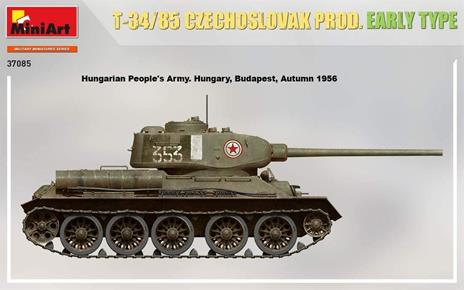 T-34/85 Czechoslovak Prod. Early Type Scala 1/35 (MA37085) - 2