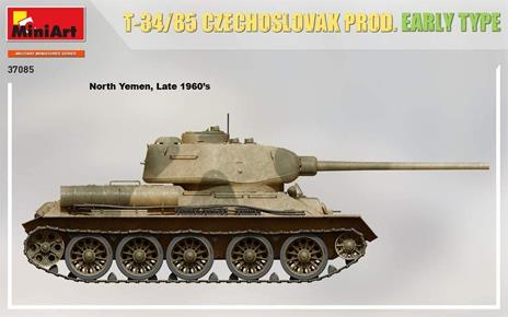 T-34/85 Czechoslovak Prod. Early Type Scala 1/35 (MA37085) - 3