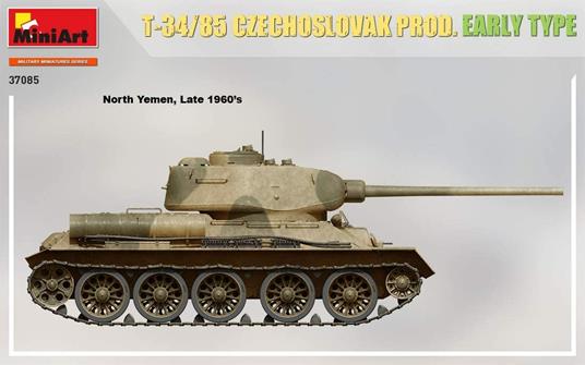 T-34/85 Czechoslovak Prod. Early Type Scala 1/35 (MA37085) - 3