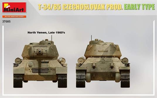 T-34/85 Czechoslovak Prod. Early Type Scala 1/35 (MA37085) - 4