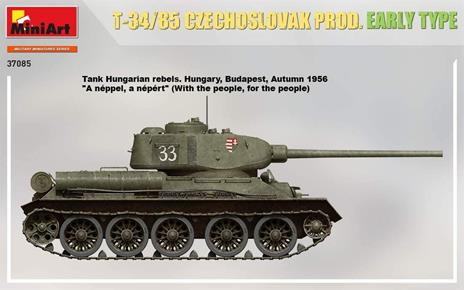 T-34/85 Czechoslovak Prod. Early Type Scala 1/35 (MA37085) - 5