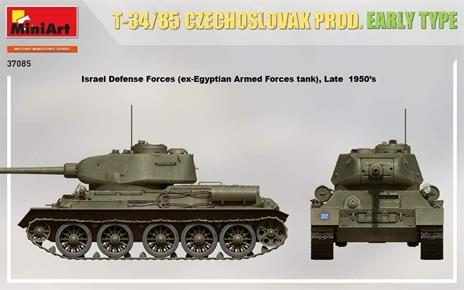 T-34/85 Czechoslovak Prod. Early Type Scala 1/35 (MA37085) - 6