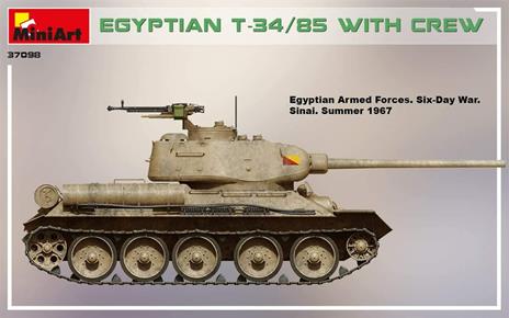 Egyptian T-34/85 W/Crew Scala 1/35 (MA37098) - 6