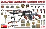 U.S. Weapons & Equipment For Tank Crew & Infantry Scala 1/35 (MA35334)