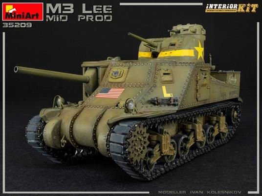 M3 Lee Mid Prod. Interior Kit Scala 1/35 (MA35209) - 3