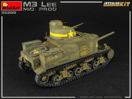 M3 Lee Mid Prod. Interior Kit Scala 1/35 (MA35209) - 4