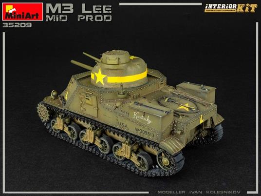 M3 Lee Mid Prod. Interior Kit Scala 1/35 (MA35209) - 5