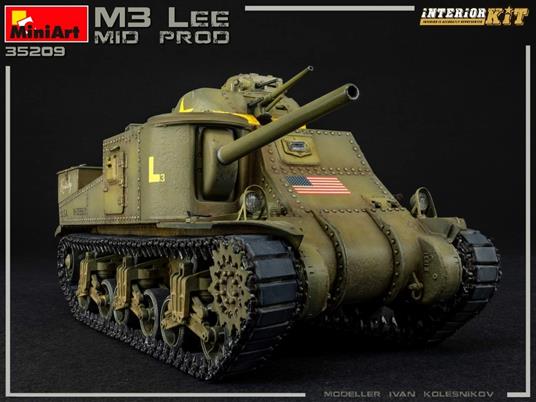 M3 Lee Mid Prod. Interior Kit Scala 1/35 (MA35209) - 6