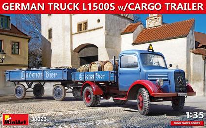 1/35 GERMAN TRUCK L1500S w/CARGO TRAILER
