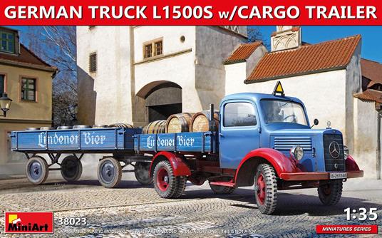 1/35 GERMAN TRUCK L1500S w/CARGO TRAILER