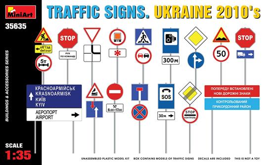1/35 TRAFFIC SIGNS. UKRAINE 2010 s