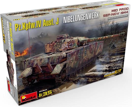 1/35 Pz.Kpfw.IV Ausf. J Nibelungenwerk Mid Prod. Inter. Kit