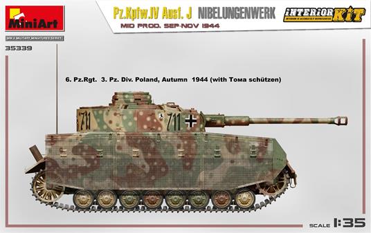 1/35 Pz.Kpfw.IV Ausf. J Nibelungenwerk Mid Prod. Inter. Kit - 6