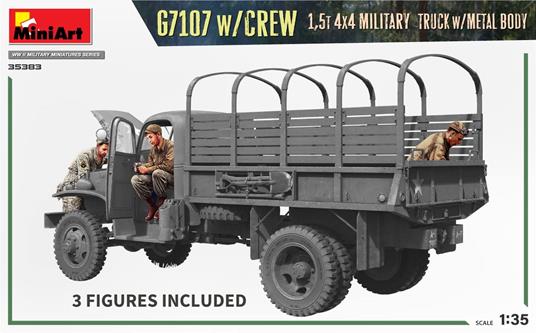 1/35 G7107 w/CREW 1,5t 4X4 CARGO TRUCK w/METAL BODY - 2