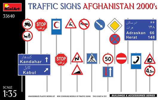 1/35 Traffic Signs Afghanistan 2000s