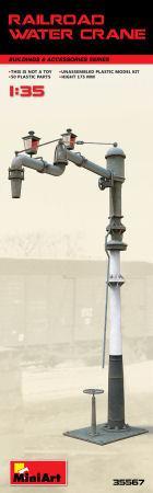 Railroad Water Crane Plastic Kit 1:35 Model MIN35567