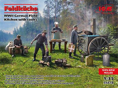 Feldküche WWII German Field Kitchen with cooks 100% -