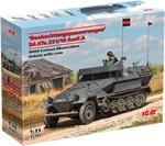 Beobachtungspanzerwagen Sd.Kfz.251/18 Ausf.A WWII German Observation Vehicle with crew