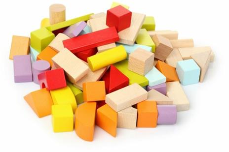 Kid`s construction kit(packeged in cardboard basket)80pcs - 5