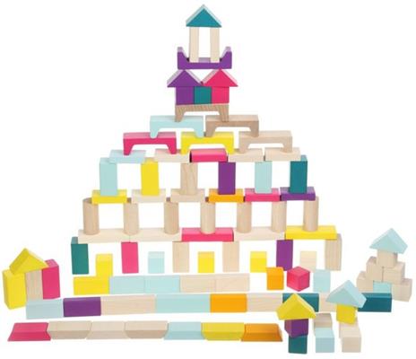 Wooden blocks construction kit «Cubika 1» - 4