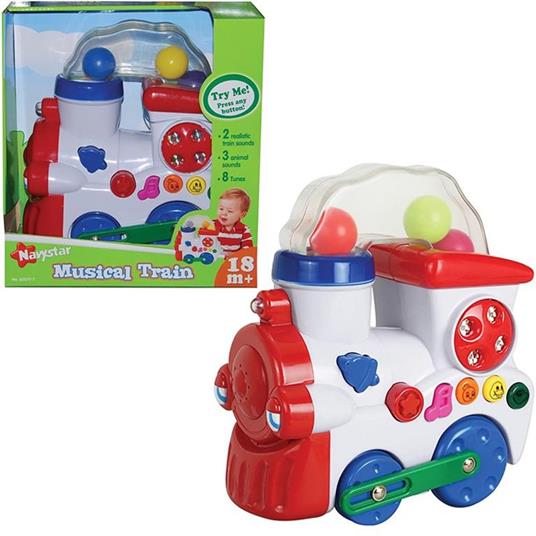 Trenino Musicale Interattivo Luci E Suoni Navystar 65077