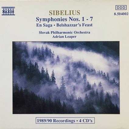 Symphonies n.1 et n.7 - CD Audio di Jean Sibelius