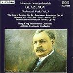 Opere X Orchestra vol.3, Intermezzo Romantico Op.69, Overture n.2 su 3 Temi Grec - CD Audio di Alexander Glazunov