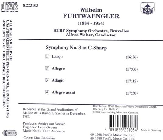 Sinfonia n.3 - CD Audio di Wilhelm Furtwängler - 2