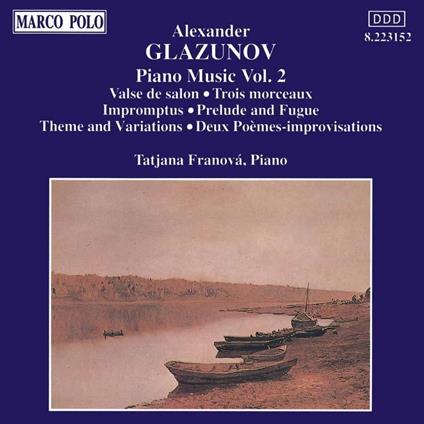 Piano Musicale Vol.2 - CD Audio di Alexander Glazunov