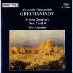 Quartetti n.2, n.4 - CD Audio di Alexander Grechaninov,Moyzes Quartet