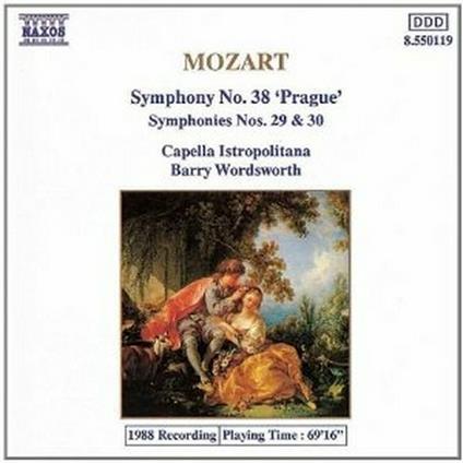 Sinfonie n.29, n.30, n.38 - CD Audio di Wolfgang Amadeus Mozart,Capella Istropolitana,Barry Wordsworth