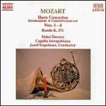 Concerti per corno - CD Audio di Wolfgang Amadeus Mozart