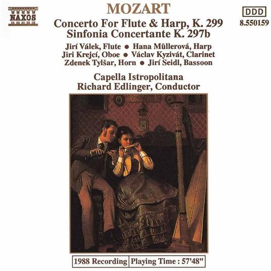 Concerto per flauto e arpa K299 - Sinfonia concertante - CD Audio di Wolfgang Amadeus Mozart