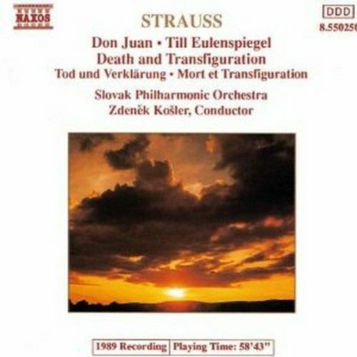 Don Juan - Morte e trasfigurazione (Tod und Verklärung) - CD Audio di Richard Strauss,Slovak Philharmonic Orchestra,Zdenek Kosler